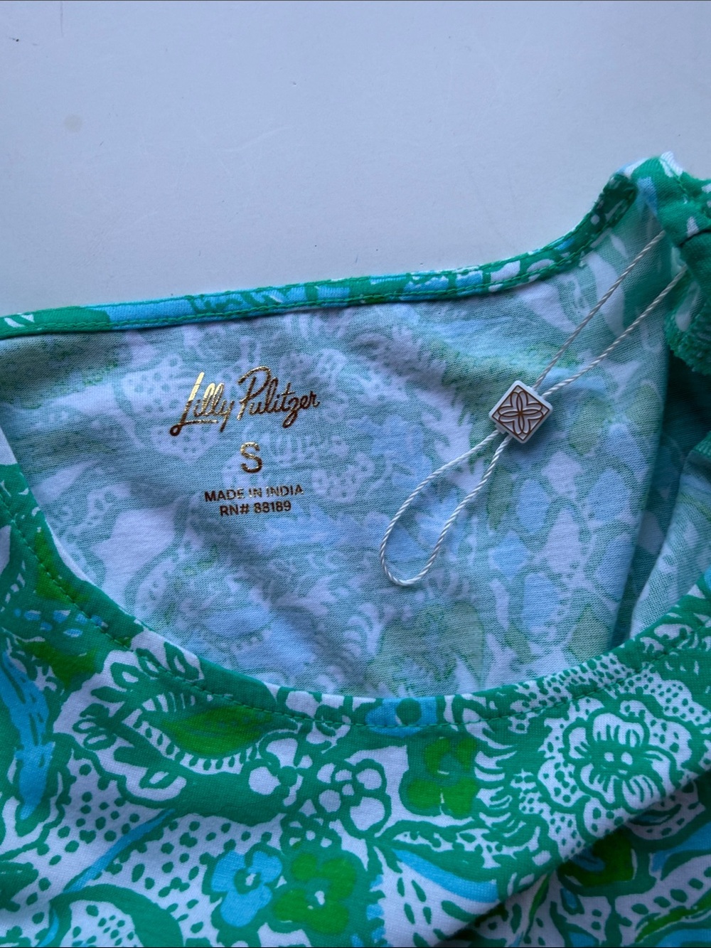 Lilly Pulitzer Tiered T-Shirt Dress Geanna Style 010343 Cotton Small NWOT - Picture 6 of 12